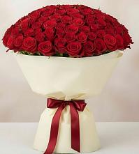 Букет 101 Красная роза Милано в Гулькевичах