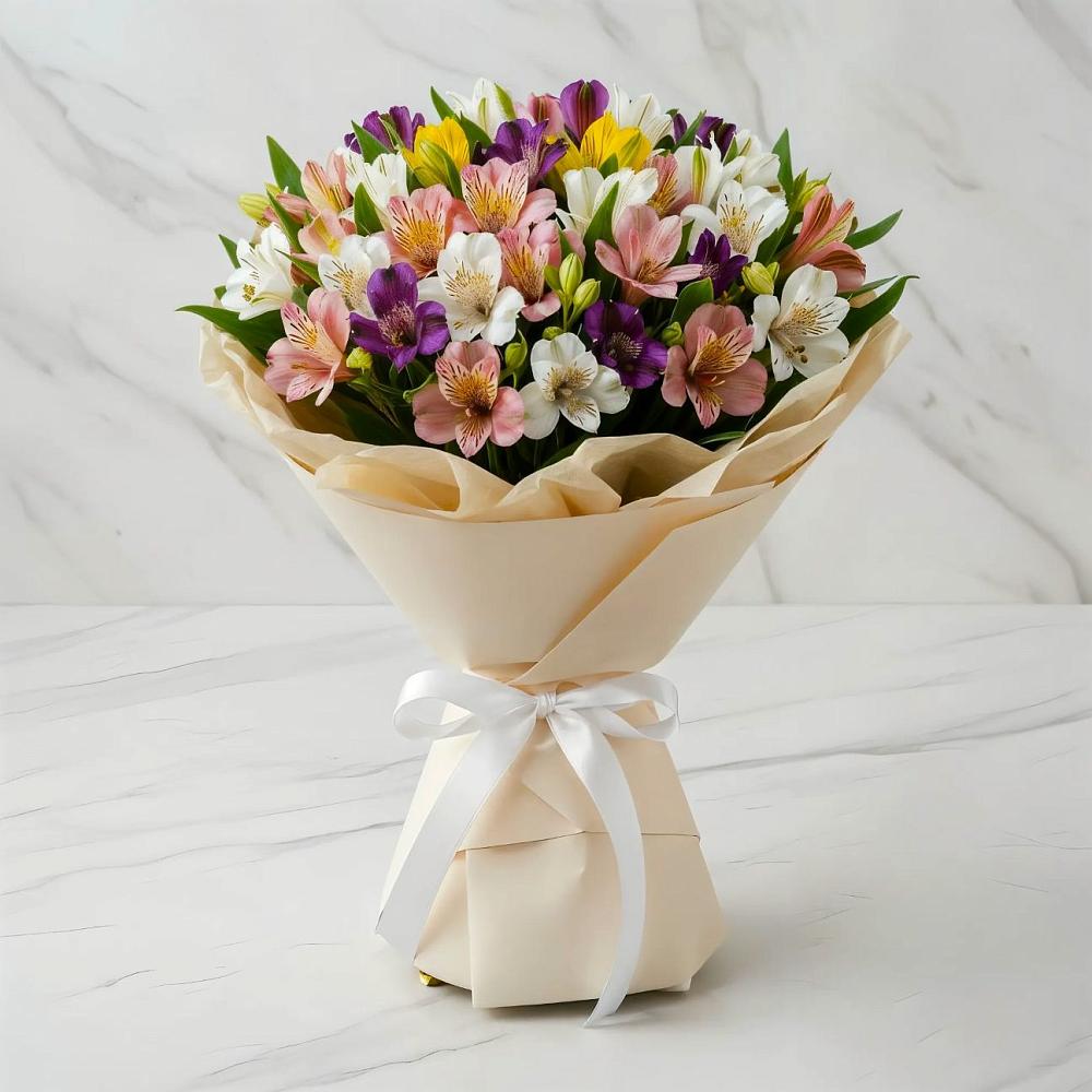 Букет цветов из: Альстромерии в Гулькевичах