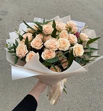 Букет Кремовые розы Латте в Гулькевичах