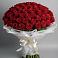 Букет 101 Красная роза Блэк Мэджик в Гулькевичах