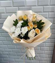 Букет цветов из:  Розы и Хризантемы в Гулькевичах
