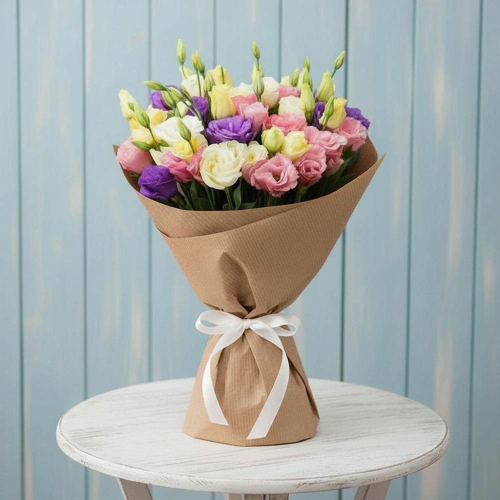 Букет цветов из: Лизиантусы в Гулькевичах