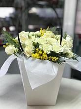 Цветочная композиция из Розы  в Гулькевичах