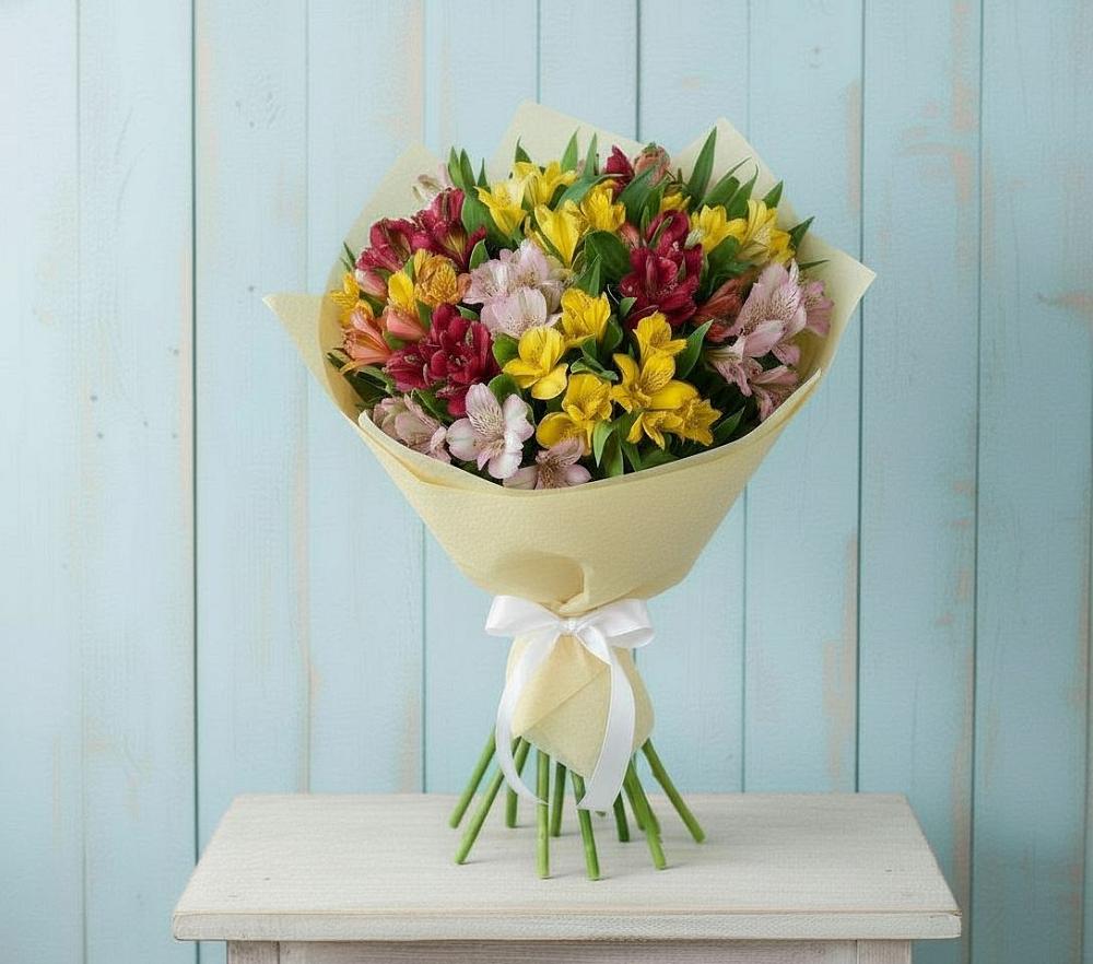 Букет цветов из: Альстромерии в Гулькевичах