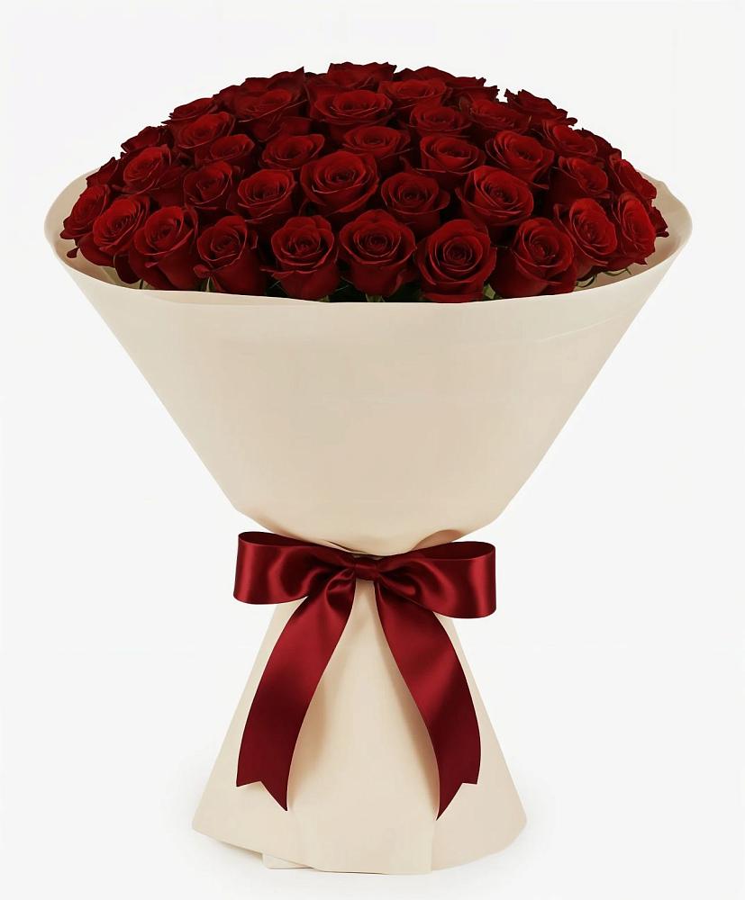 Букет 101 Бордовая роза Блэк Бакарра в Гулькевичах