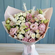 Букет цветов из:  Альстромерии и Розы в Гулькевичах